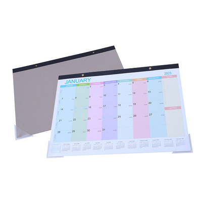 Niestandardowy kalendarz ścienny Święto / Tematyka sezonowa Spiral Bound Glossy Paper Typ