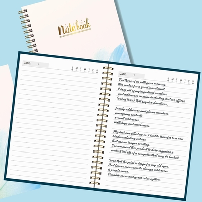 Screw-Binding Custom Leather Notebook A5 for Business Professionals