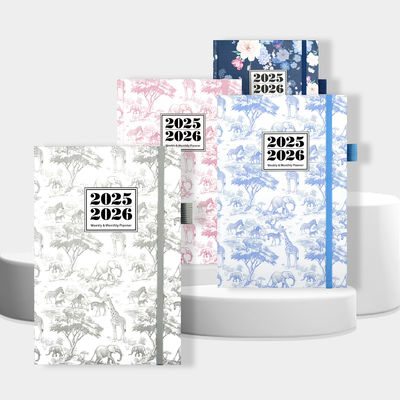 Spersonalizowany notatnik z motywem akademickim i wytłaczaną techniką