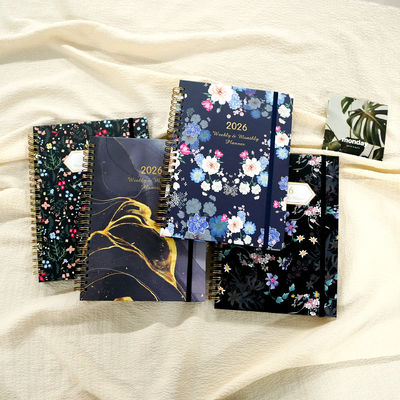 Wytrzymały monochromatyczny personalizowany notatnik z możliwością personalizacji