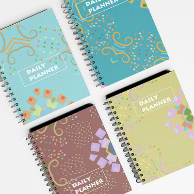 Jeden przedmiot, spiralny, twardy notatnik z eleganckim stylem, nadający się do notatek na zebraniach i osobistego dziennika