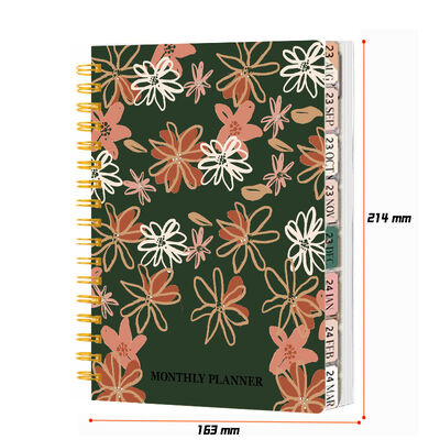 Papierowy pamiętnik dziennika z rozmiarem strony 58 x 83 cali Idealny do organizowania codziennych zadań i pomysłów biznesowych