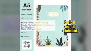 Niestandardowy notatnik z białymi stronami, elegancki wygląd