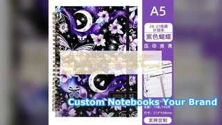 Niestandardowe notesy w twardej oprawie na prezenty firmowe