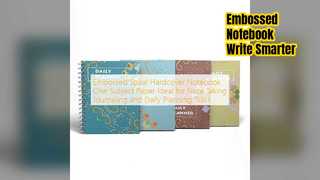 Tłoczony notatnik spiralny do notatek i dzienników