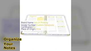 Organizacja i przechowywanie notesu spiralnego