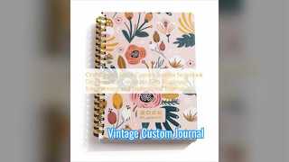 Spiralny notatnik w twardej oprawie: Twój niestandardowy dziennik